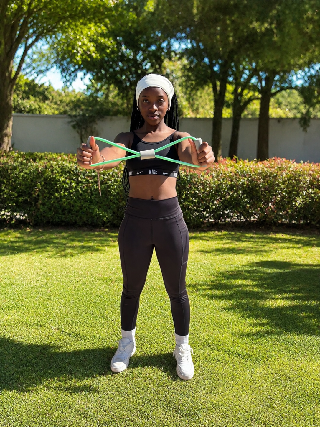 KineticLab™ Thigh Master + Retractable Elastic Cord